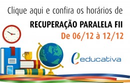 RECUPERAÇÃO PARALELA FII